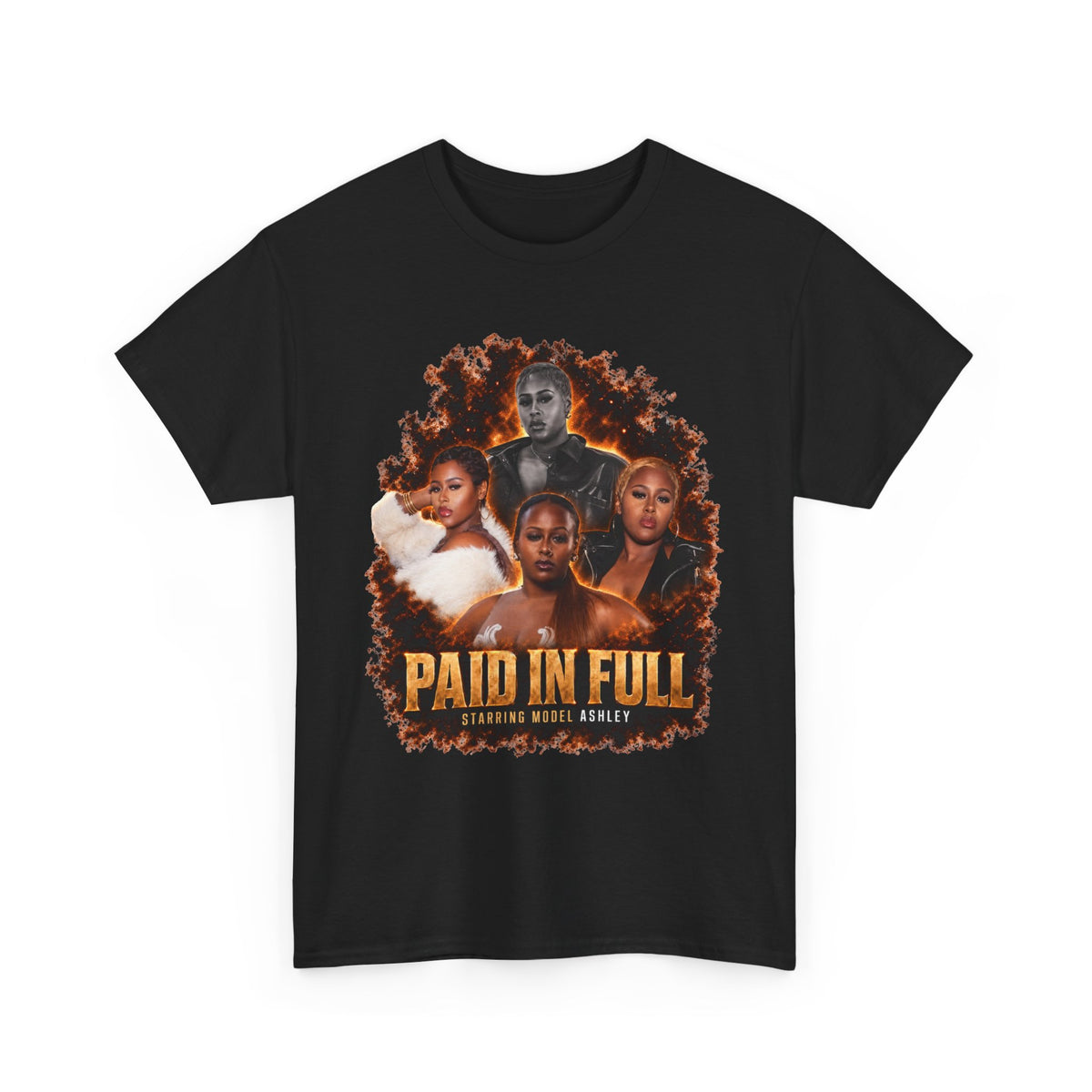 Model Ashley Paid In Full Tee