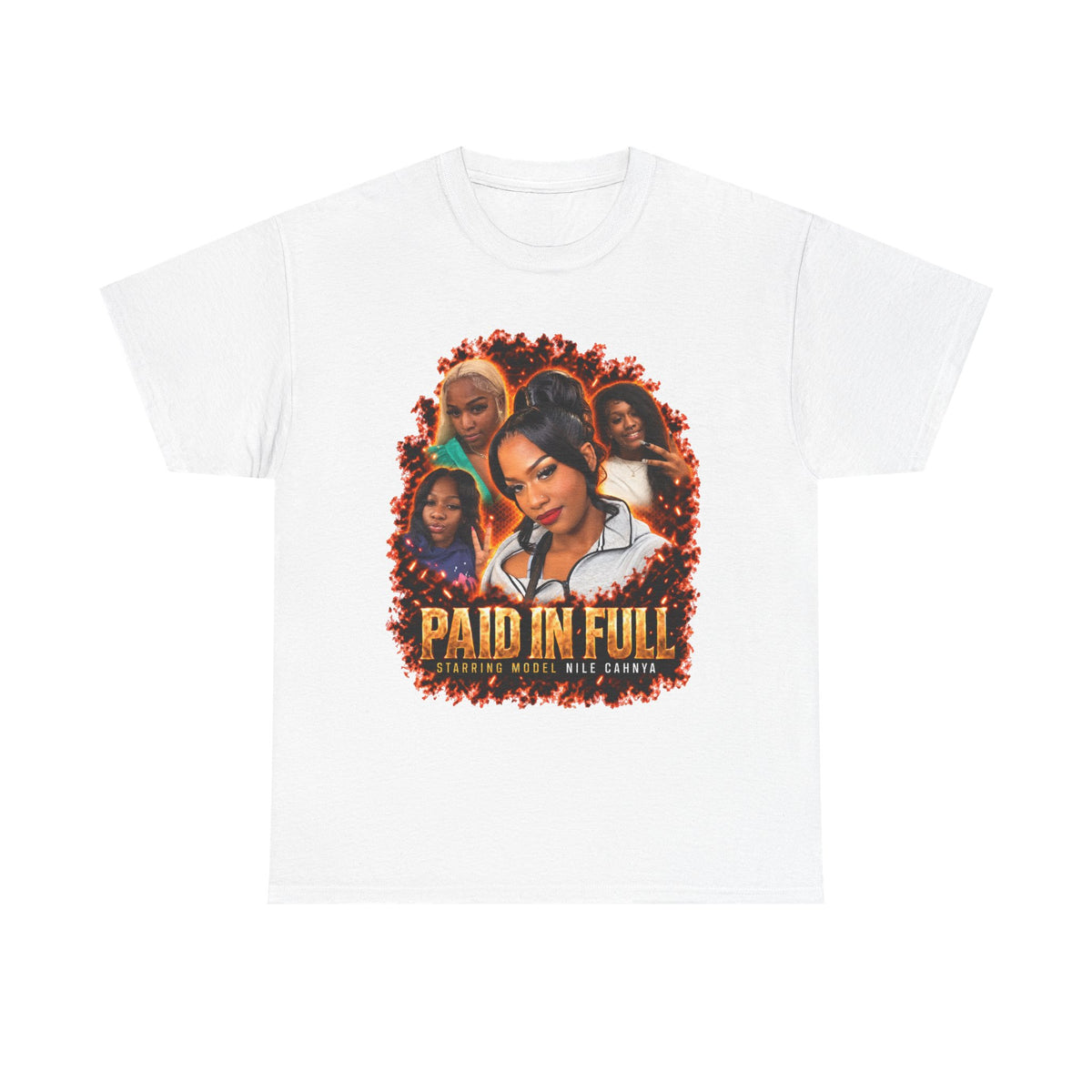 Model Nile Cahnya Paid In Full Tee