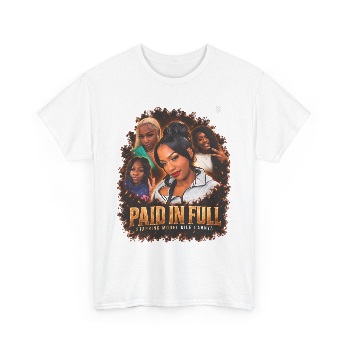 Model Nile Cahnya Paid In Full Tee