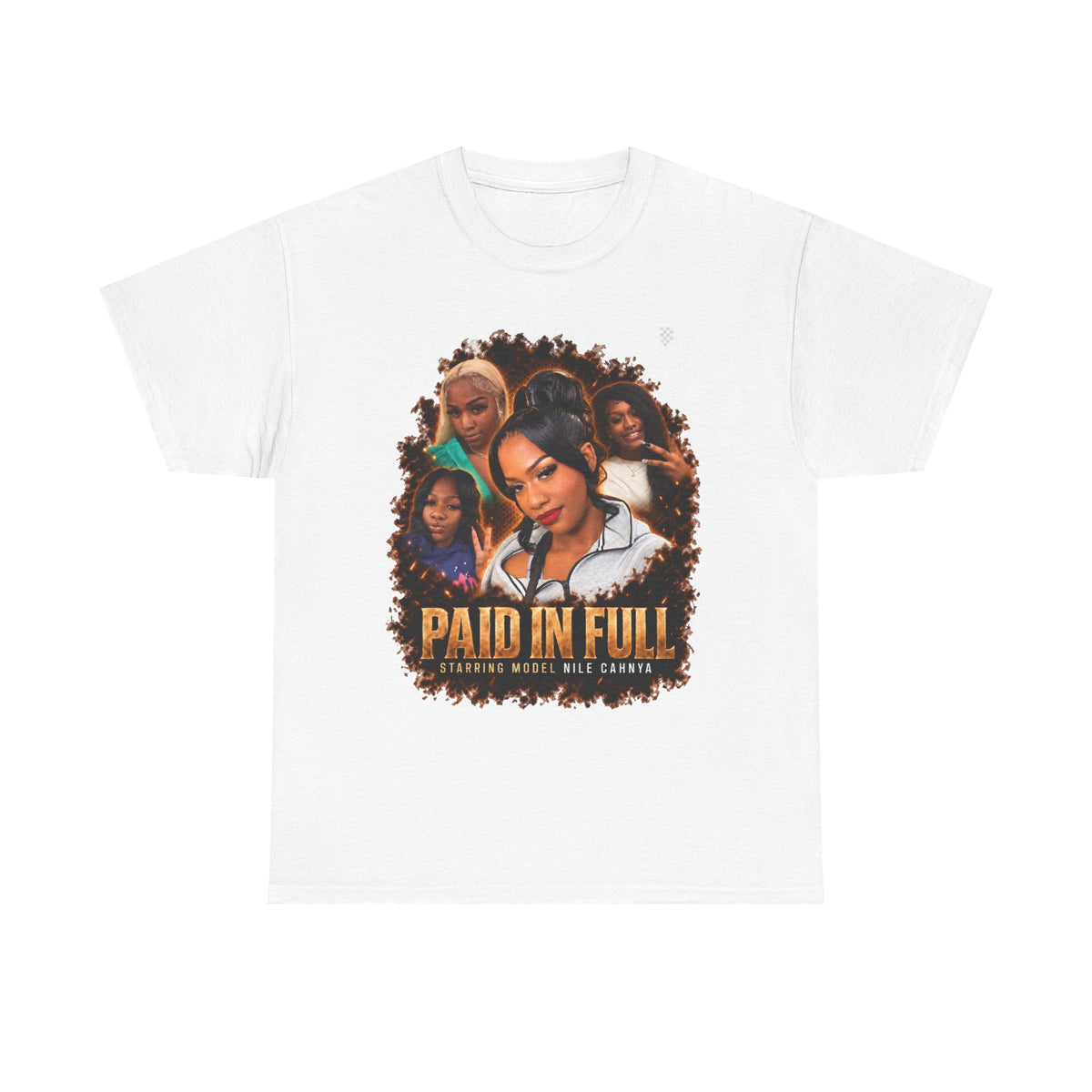 Model Nile Cahnya Paid In Full Tee
