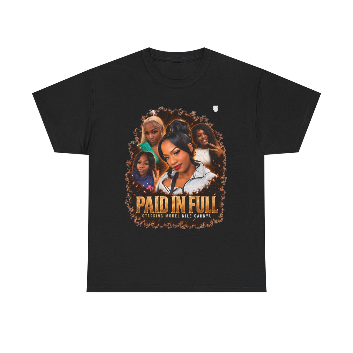 Model Nile Cahnya Paid In Full Tee