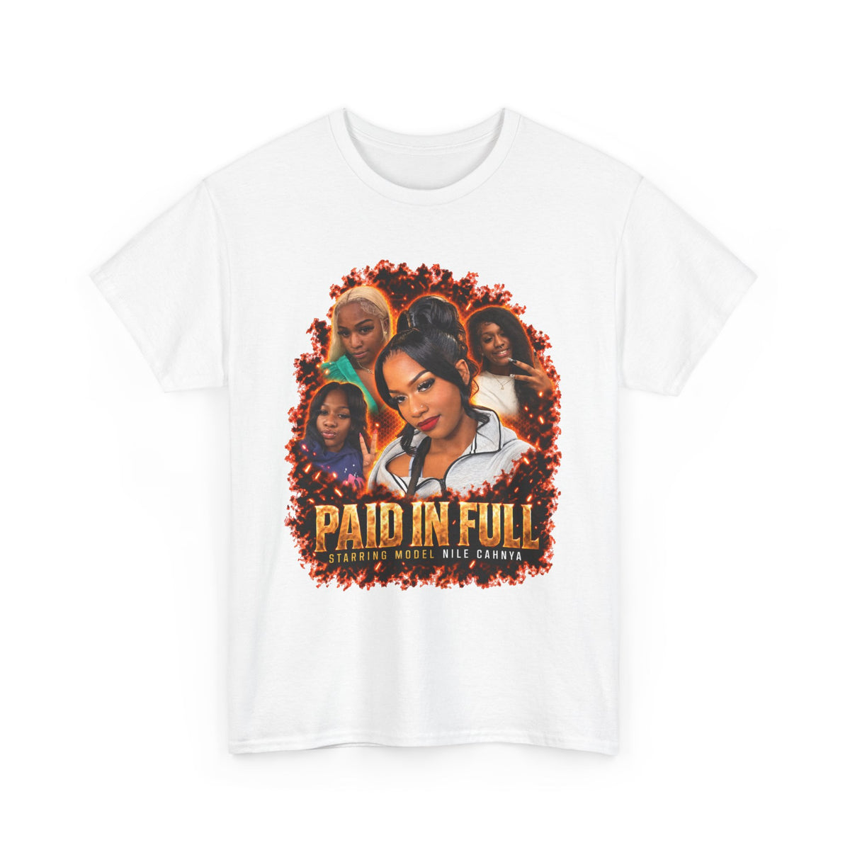 Model Nile Cahnya Paid In Full Tee