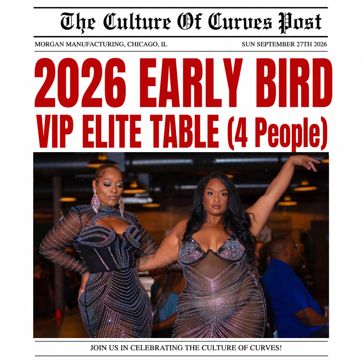2026 Early Bird VIP Elite Table (4 People)
