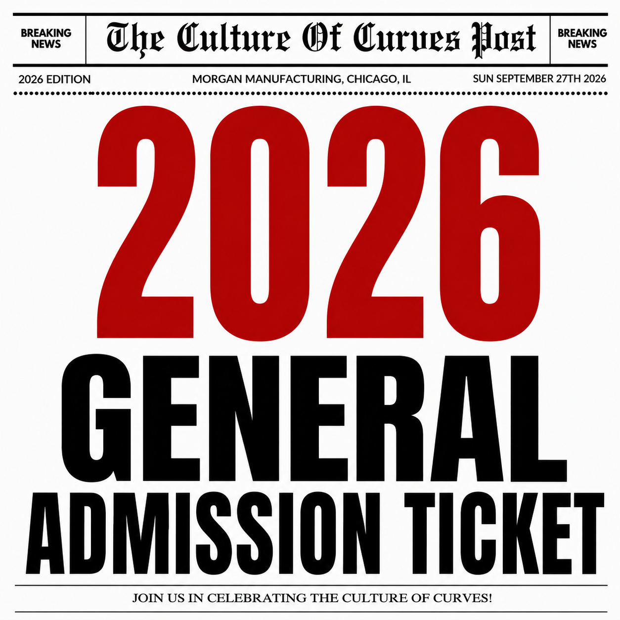 2026 General Admission Ticket